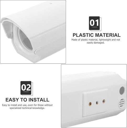Outdoor Camera Cover Box Plastic Security Camera Housing Shield Rain Dust Protection Easy Install in Saudi Arabia