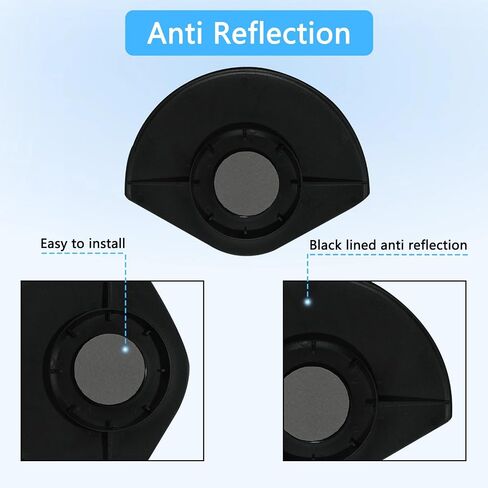 2PCS Sun Rain Shade Camera Cover Compatible with Ring Outdoor Cam Plus, Rain Shade Cover, Camera Shield for Resistant UV, Weatherproof, Easy to Install (Black) in Saudi Arabia