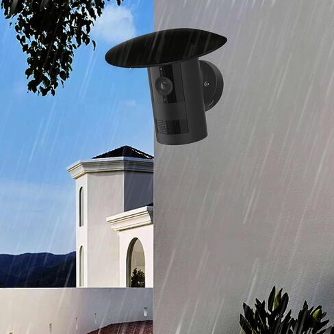 2PCS Sun Rain Shade Camera Cover Compatible with Ring Outdoor Cam Plus, Rain Shade Cover, Camera Shield for Resistant UV, Weatherproof, Easy to Install (Black) in Saudi Arabia