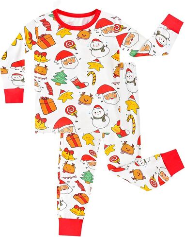 MOSSRIVER Toddler Girl Fall Outfits 2 Piece Baby Boy Bamboo Viscose Long Sleeve Graphic Tops and Pant Sets Kids Cute Clothes in Saudi Arabia