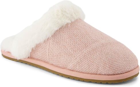 TOMS Women’s Valerie Slipper – Rib-Knit Mule House Slipper with Memory Foam Insole, Faux-Fur Lining, Rubber Outsole for Indoor & Outdoor Comfort in Saudi Arabia