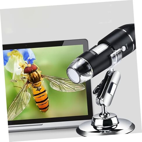 مكبر إلكتروني محمول بمجهر USB للتجارب العلمية والصيانة الميكانيكية وتحديد ثمين مع صورة واضحة عالية الدقة واستهلاك منخفض للطاقة in Saudi Arabia