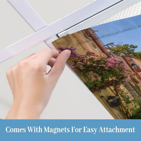 4 Pack Fluorescent Light Covers for Ceiling Lights Rainbow Glasgow City Chambers George Square Scotland UK Decorative Magnetic Fluorescent Light Filters for Classroom Office Home 4x2 ft in Kuwait