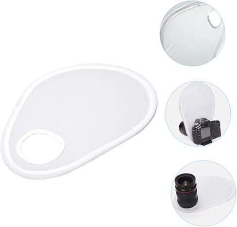 Garneck Foldable Photography Reflector Mini Light Diffuser Board for Still Life Portable White Reflective Panel for Soft Even Photography Accessory in Saudi Arabia