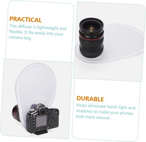 Garneck Foldable Photography Reflector Mini Light Diffuser Board for Still Life Portable White Reflective Panel for Soft Even Photography Accessory in Saudi Arabia