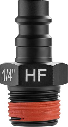 ديوالت قابس تدفق عالي 3/8 "NPT - 1/4" تدفق ذكر 2pk. مع تركيبات FNPT مقاس 3/8 بوصة، وجسم عالي التدفق مقاس 1/4 بوصة - ضروري لتوصيلات أدوات الهواء الفعالة in Kuwait