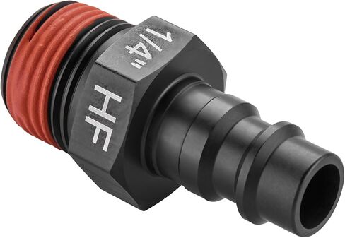 ديوالت قابس تدفق عالي 3/8 "NPT - 1/4" تدفق ذكر 2pk. مع تركيبات FNPT مقاس 3/8 بوصة، وجسم عالي التدفق مقاس 1/4 بوصة - ضروري لتوصيلات أدوات الهواء الفعالة in Kuwait