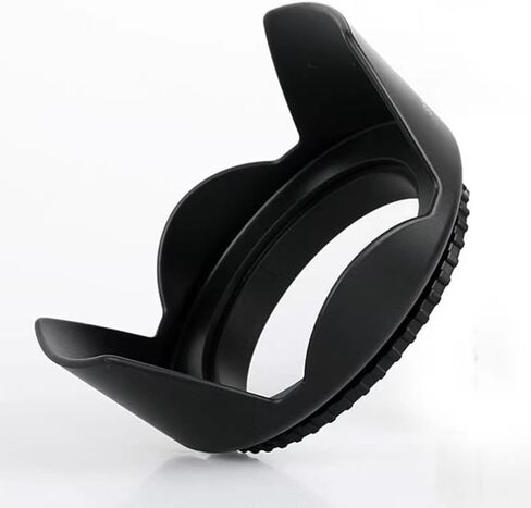 58mm Lens Hood - Ideal for Cameras | Durable Plastic, Light-Blocking Design, Dust & Debris Protection in Saudi Arabia