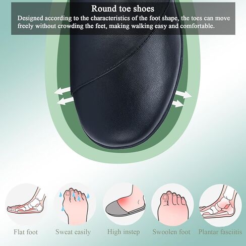 Diabetic Leather Shoes for Men Extra Wide Width, Men's Leather Casual Shoes with Adjustable, Non Slip Softsole Walking Shoes for Foot Pain in Saudi Arabia