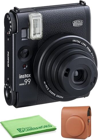 Fujifilm Instax Mini 99 Instant Camera Bundle with Carrying Case - Brown + More in Saudi Arabia