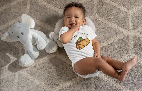 Little Lumpia Baby Bodysuit, Toddler & Kids T-Shirt – Cute Filipino Food Outfit for Baby Newborn Clothes in Saudi Arabia