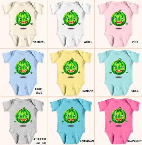 Fruits and Vegetables Bodysuits and T-Shirts for Baby Toddler and Youth Fruit Lover Fun Family Outfits in Saudi Arabia