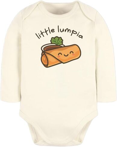 Little Lumpia Baby Bodysuit, Toddler & Kids T-Shirt – Cute Filipino Food Outfit for Baby Newborn Clothes in Saudi Arabia