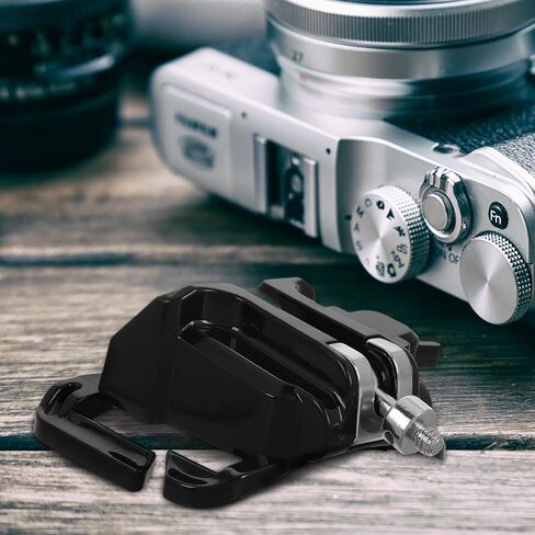 Operitacx حامل كاميرا محمول خفيف الوزن مزود بإبزيم للخصر، حامل قوي للكاميرا لكاميرات DSLR وملحقات آمنة مثبتة بمسمار بدون مرآة للتصوير الفوتوغرافي المريح in Kuwait