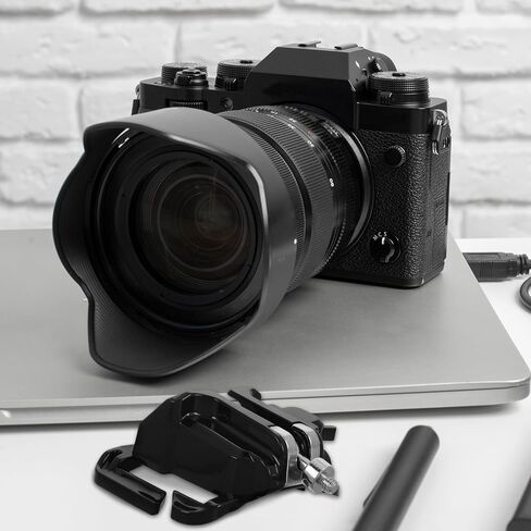 Operitacx حامل كاميرا محمول خفيف الوزن مزود بإبزيم للخصر، حامل قوي للكاميرا لكاميرات DSLR وملحقات آمنة مثبتة بمسمار بدون مرآة للتصوير الفوتوغرافي المريح in Kuwait
