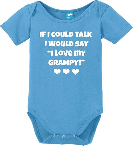 I Would Say I Love My Grampy Printed Infant Bodysuit Baby Romper in Saudi Arabia