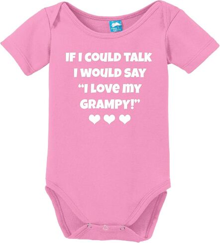 I Would Say I Love My Grampy Printed Infant Bodysuit Baby Romper in Saudi Arabia