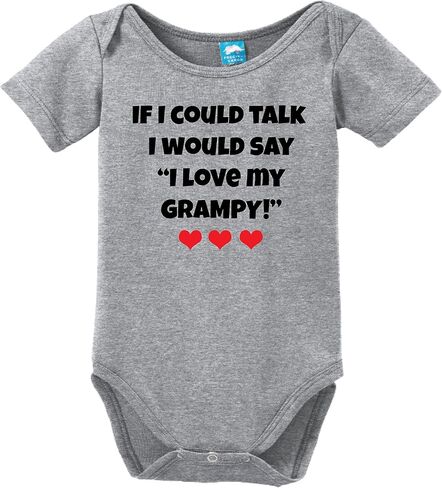 I Would Say I Love My Grampy Printed Infant Bodysuit Baby Romper in Saudi Arabia
