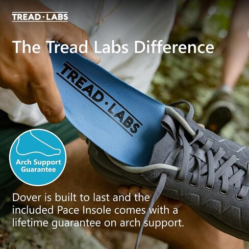 حذاء المشي لمسافات طويلة Tread Labs Dover RS ​​مع دعم للقوس - حذاء Ripstop Trail خفيف الوزن مع نعل خارجي Vibram (للرجال والنساء). in Kuwait