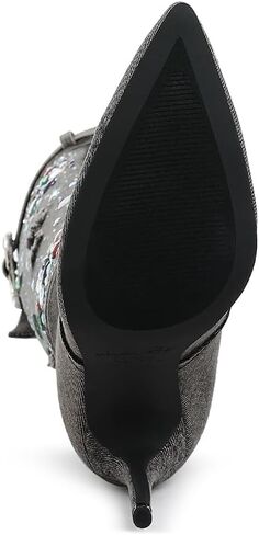 London Rag Cornik Multi Color Stones Denim Boots in Saudi Arabia