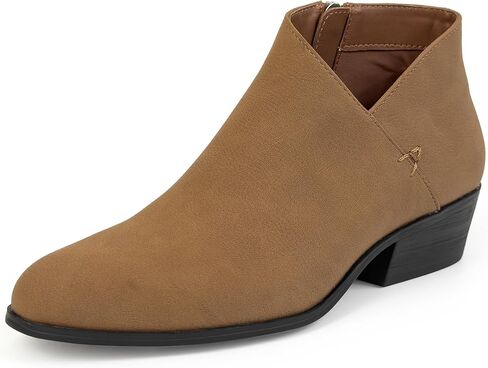 Aerosoles Women's CAYU Ankle Boot, Tan, 11 Wide in Saudi Arabia