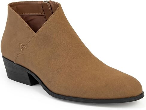Aerosoles Women's CAYU Ankle Boot, Tan, 11 Wide in Saudi Arabia