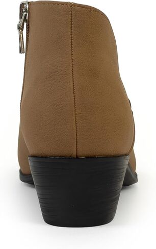 Aerosoles Women's CAYU Ankle Boot, Tan, 11 Wide in Saudi Arabia