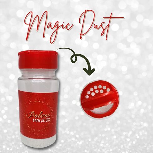 Santa Footprint Stencil Kit with Magic Powder – Reusable Santa Boot Print Templates for Floor – Create Realistic Santa Tracks for Kids on Christmas Morning – Christmas Footprints Decoration in Saudi Arabia