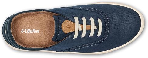 OLUKAI Kohu Women's Everyday Sneaker, Lightweight Canvas & Classic Lace-Up Design, All-Day Comfort & Support in Saudi Arabia