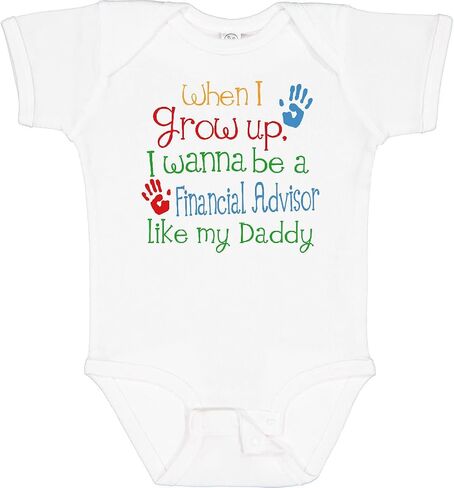 inktastic Financial Advisor Like Daddy Baby Bodysuit in Saudi Arabia
