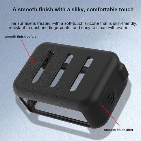 Silicone Protective Sleeve for DJI Osmo Nano, Soft Protection Case Battery Side Open, All-Round Protect Action Camera Cover for DJI Osmo Nano Accessories (Gray) in Saudi Arabia