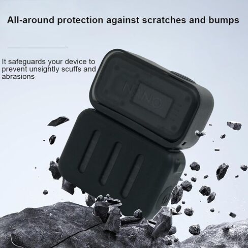Silicone Protective Sleeve for DJI Osmo Nano, Soft Protection Case Battery Side Open, All-Round Protect Action Camera Cover for DJI Osmo Nano Accessories (Gray) in Saudi Arabia