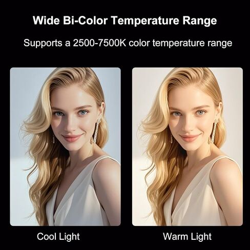 Dpofirs Pockets RGB Video Light, 2500 to 7500K CCT LED Camera Light with OLED Display, 13500Lux Portable Photo and Video Lighting for Photography in Saudi Arabia