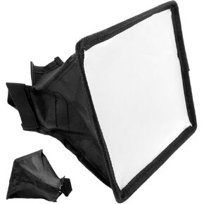 MERRYHAPY كاميرا فلاش الناشر سوفت بوكس ​​المحمولة خفيفة الوزن عاكسة مصباح يدوي الناشر مرفق لDSLR Speedlight سهلة التركيب المدمجة لينة ضوء ترتد مربع in Kuwait