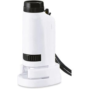 60x-120x Zoom Pocket Microscope with LED Light | Portable Handheld Mini Microscope | 5-Piece Set Includes Carrying Case | for Science Education in Saudi Arabia