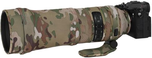 ZZQ&CCF غطاء عدسة مموه مقاوم للماء لـ Tamron A057 150-500 مللي متر F/5-6.7 Di III VC VXD عدسة مموهة غطاء حماية مقاوم للمطر #Camo E/X-Mount in Kuwait