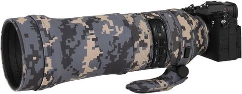 ZZQ&CCF غطاء عدسة مموه مقاوم للماء لـ Tamron A057 150-500 مللي متر F/5-6.7 Di III VC VXD عدسة مموهة غطاء حماية مقاوم للمطر #Camo E/X-Mount in Kuwait