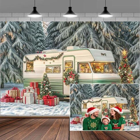 20X10ft Christmas Photography Backdrop Winter Christmas Wooden Window Decoration Kids Photography Backdrop Farmhouse Snow Pine Tree Party Decor Photo Backdrops Cabin Xmas Photo Booth Props Background in Saudi Arabia