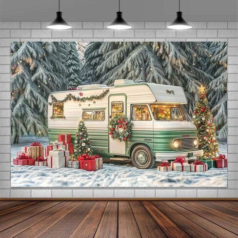 20X10ft Christmas Photography Backdrop Winter Christmas Wooden Window Decoration Kids Photography Backdrop Farmhouse Snow Pine Tree Party Decor Photo Backdrops Cabin Xmas Photo Booth Props Background in Saudi Arabia