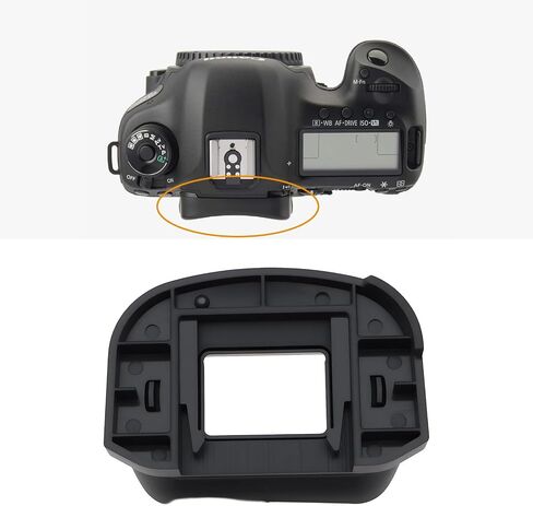 2pcs Camera Soft Long Eye Cup Compatible with Canon EOS 5D Mark III 5DS R 7D Mark II 7DM2 in Saudi Arabia