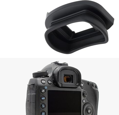 2pcs Camera Soft Long Eye Cup Compatible with Canon EOS 5D Mark III 5DS R 7D Mark II 7DM2 in Saudi Arabia