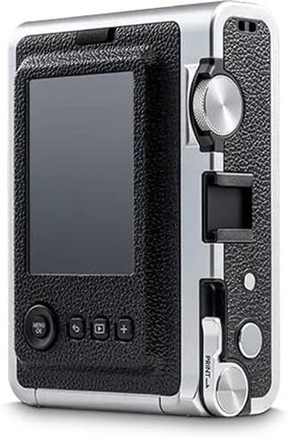 حزمة كاميرا FUJIFILM INSTAX MINI EVO Hybrid الفورية (أسود) مع 40 ورقة فيلم فورية + بطاقة ذاكرة 32 جيجابايت + حقيبة حمل + ألبوم صور 64 جيبًا + قطعة قماش للتنظيف من الألياف الدقيقة in Saudi Arabia