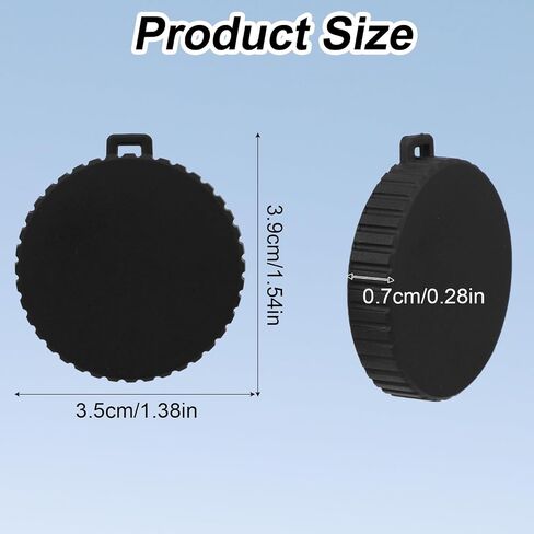 2pcs Lens Cap for Osmo Action 4 and Action 3, Black Lens Protector Flexible Lens Cover Protective Accessories Compatible with Osmo Action, Prevent Scratches Dust in Saudi Arabia