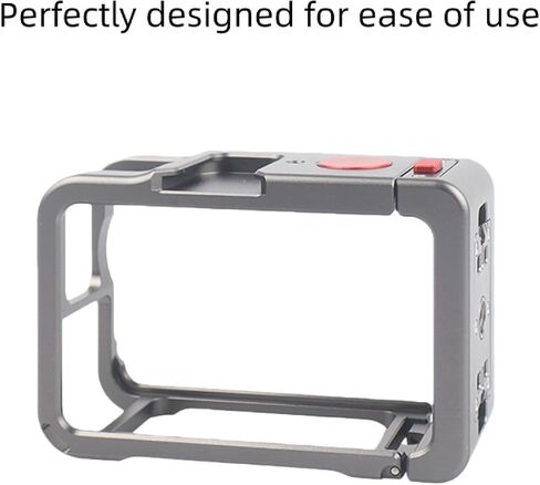Suitable for DJI Action 6 Aluminum Alloy Rabbit Cage, Expansion Frame Protective Case Cold Shoe Panoramic for DJI Action 6 Camera Accessories in Saudi Arabia