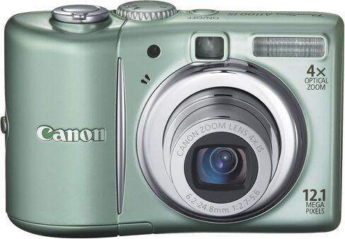 Canon PowerShot A1100IS 12.1 MP Digital Camera with 4x Optical Image Stabilized Zoom and 2.5-inch LCD (Silver) (OLD MODEL) in Saudi Arabia