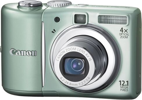 Canon PowerShot A1100IS 12.1 MP Digital Camera with 4x Optical Image Stabilized Zoom and 2.5-inch LCD (Silver) (OLD MODEL) in Saudi Arabia