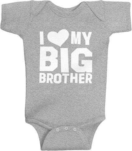 Threadrock Unisex Baby I Love My Big Brother Bodysuit in Saudi Arabia
