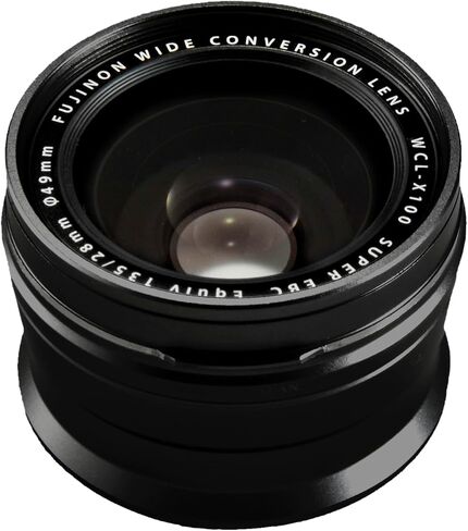 عدسة فوجي فيلم WCL-X100 II ذات زاوية واسعة باللون الأسود - التعرف التلقائي مع X100F in Saudi Arabia