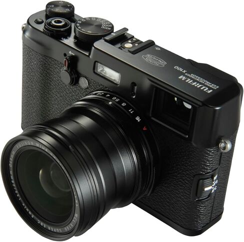 عدسة فوجي فيلم WCL-X100 II ذات زاوية واسعة باللون الأسود - التعرف التلقائي مع X100F in Saudi Arabia
