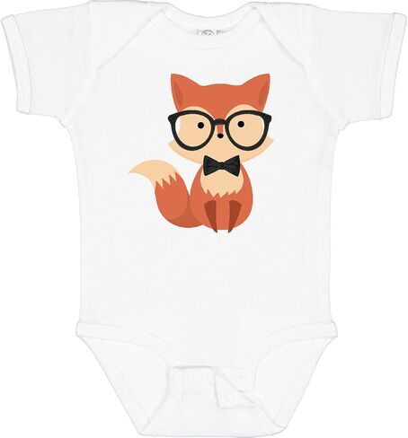 inktastic Cute Hipster Fox Baby Bodysuit in Saudi Arabia
